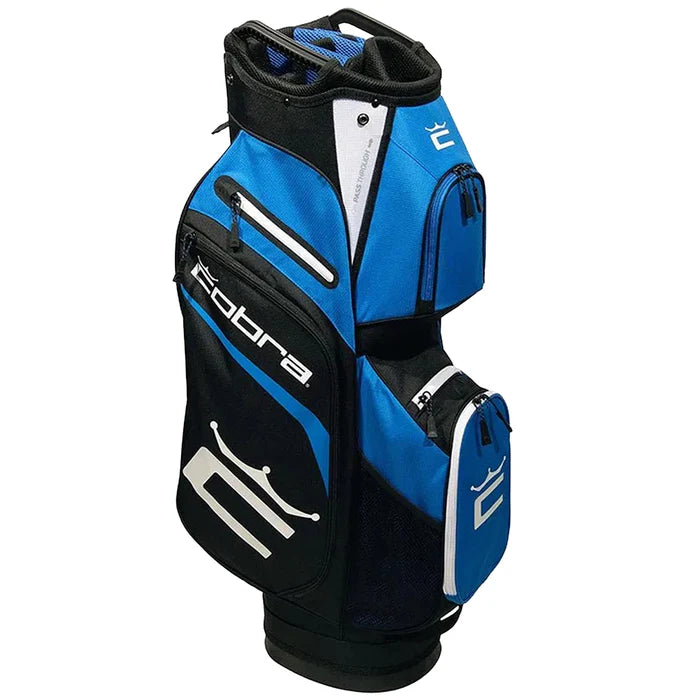 Cobra Signature Cart Bag - Bright White/Puma Black/Electric Blue