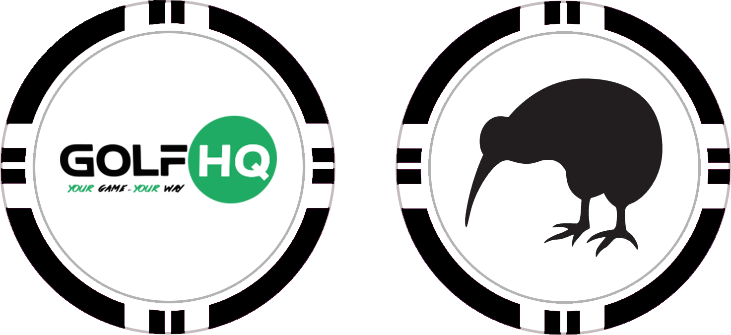 Golf HQ Logo/Kiwi Poker Chip