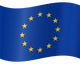 Europe Waving Flag