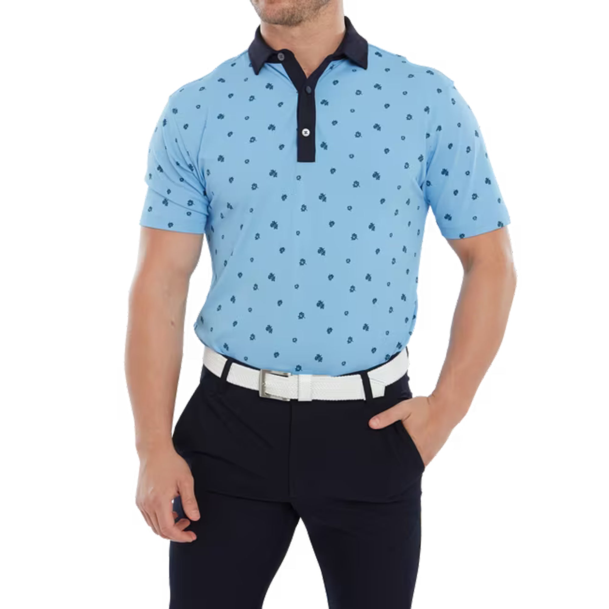 FootJoy Scattered Floral Pique Polo