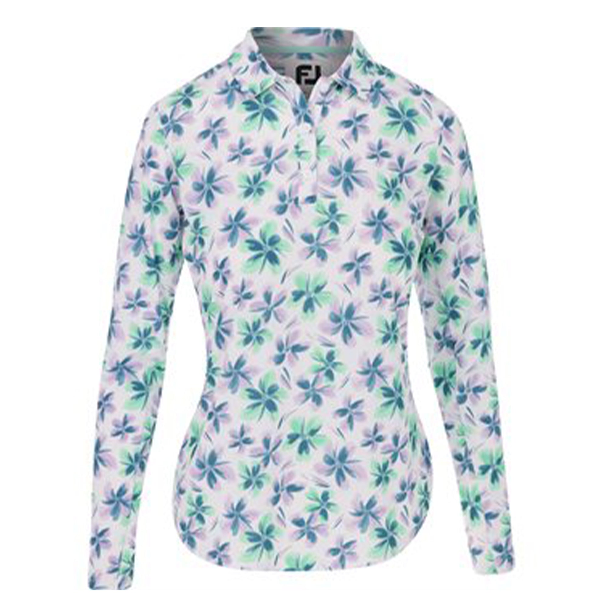 FootJoy Long Sleeve Floral Sun Shirt Golf HQ - Main Image