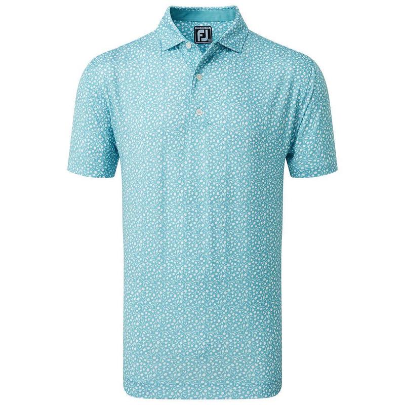 Footjoy Tossed Tulips Lisle Polo