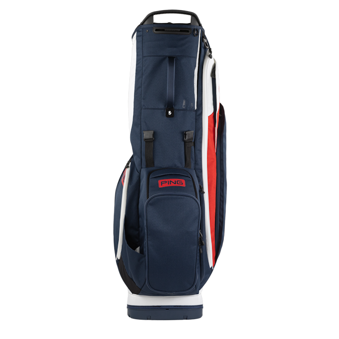 Ping Hoofer Stand Bag - Navy / White / Red
