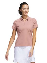 Adidas Ultimate365 Solid Short Sleeve Polo Shirt - Warm Clay