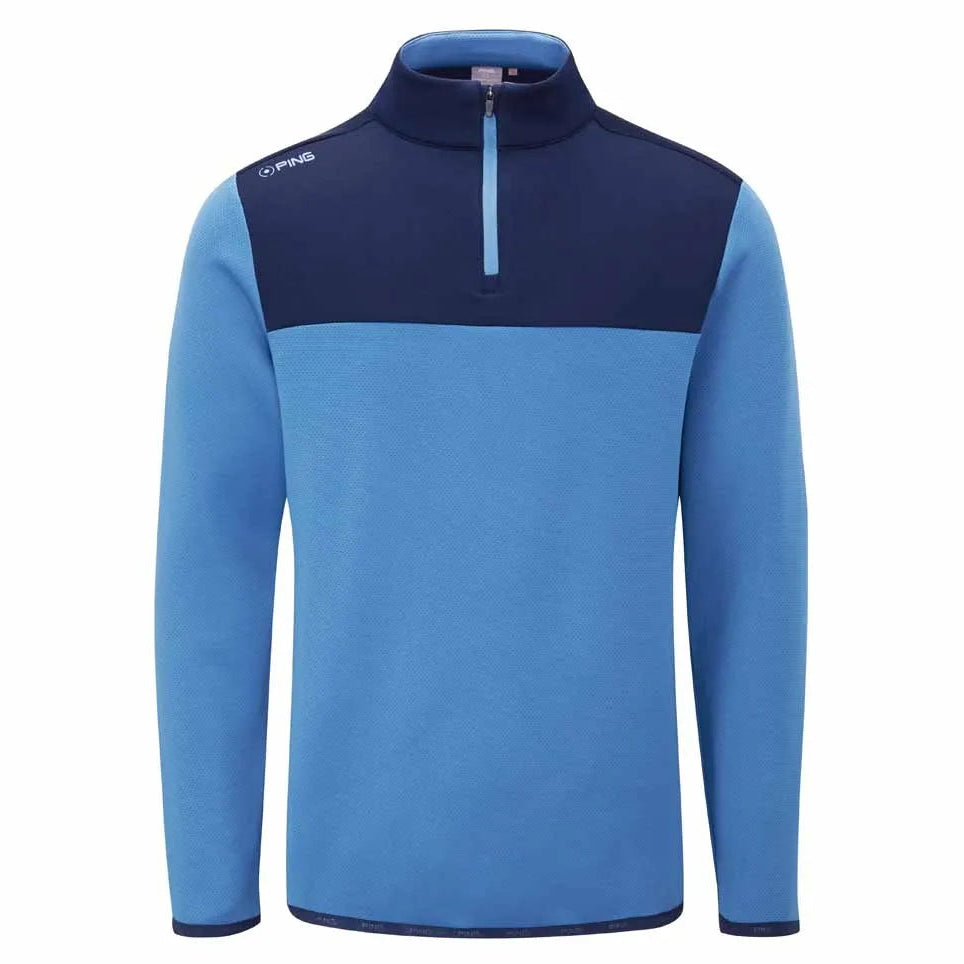 PING Kinver Colour Block Midlayer - Stellar/Navy