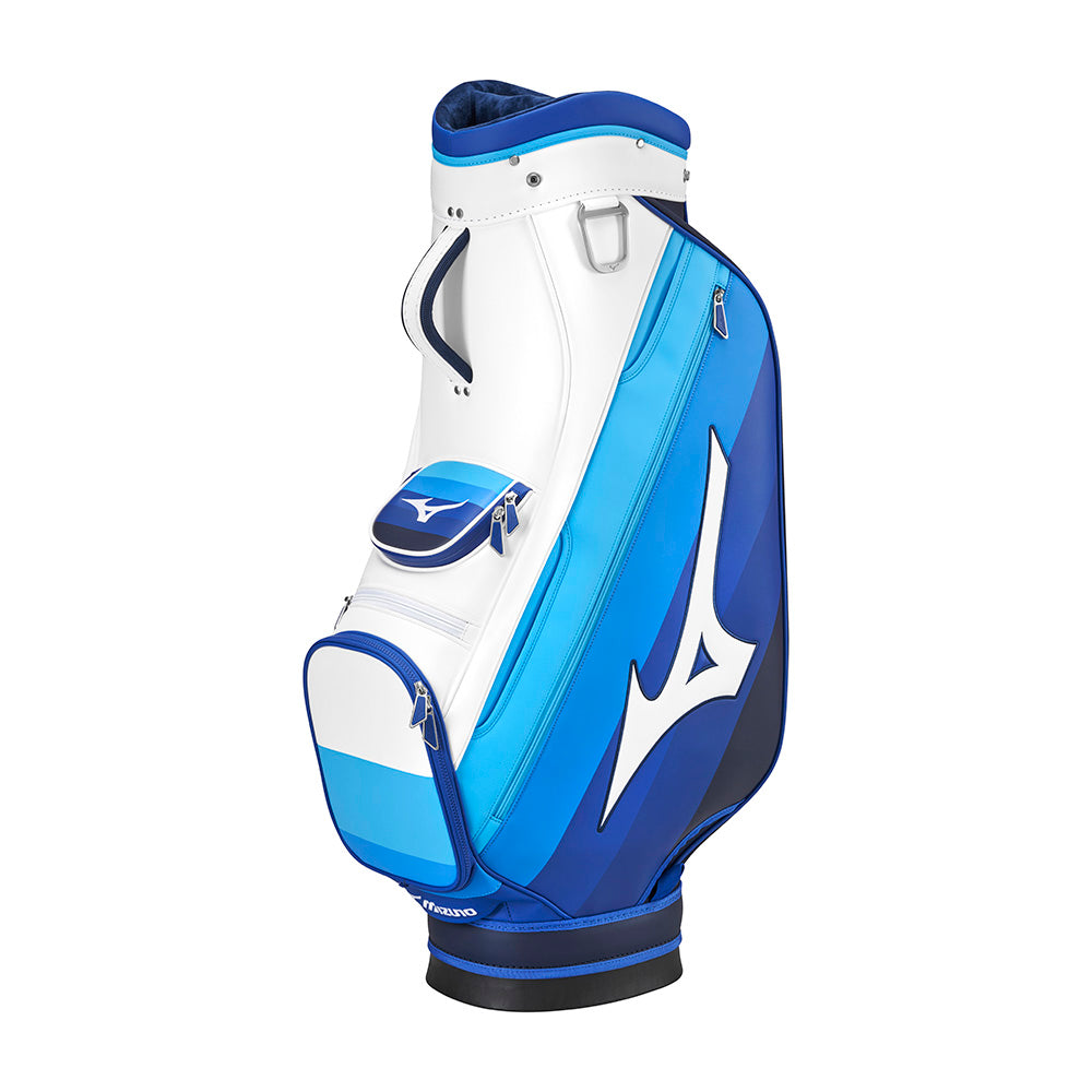 2025 Mizuno Tour Cart Bag - White / Blue