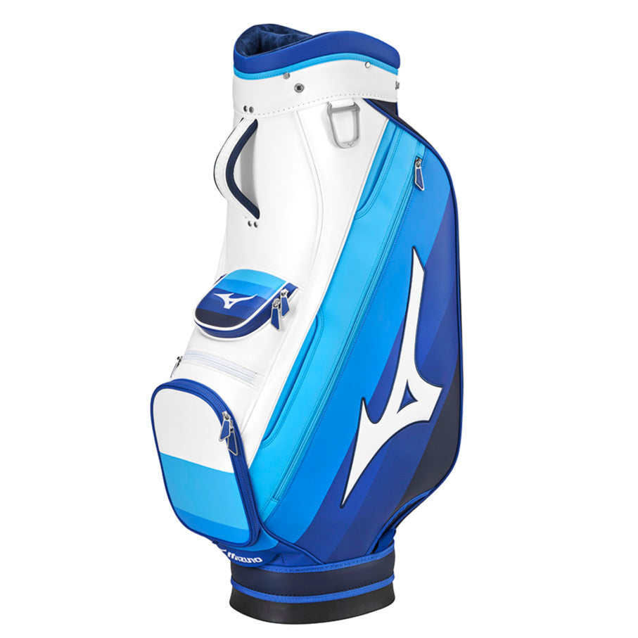 2025 Mizuno Tour Cart Bag White Blue