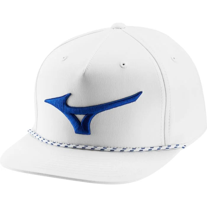Mizuno Runbird Rope Snapback Cap - White