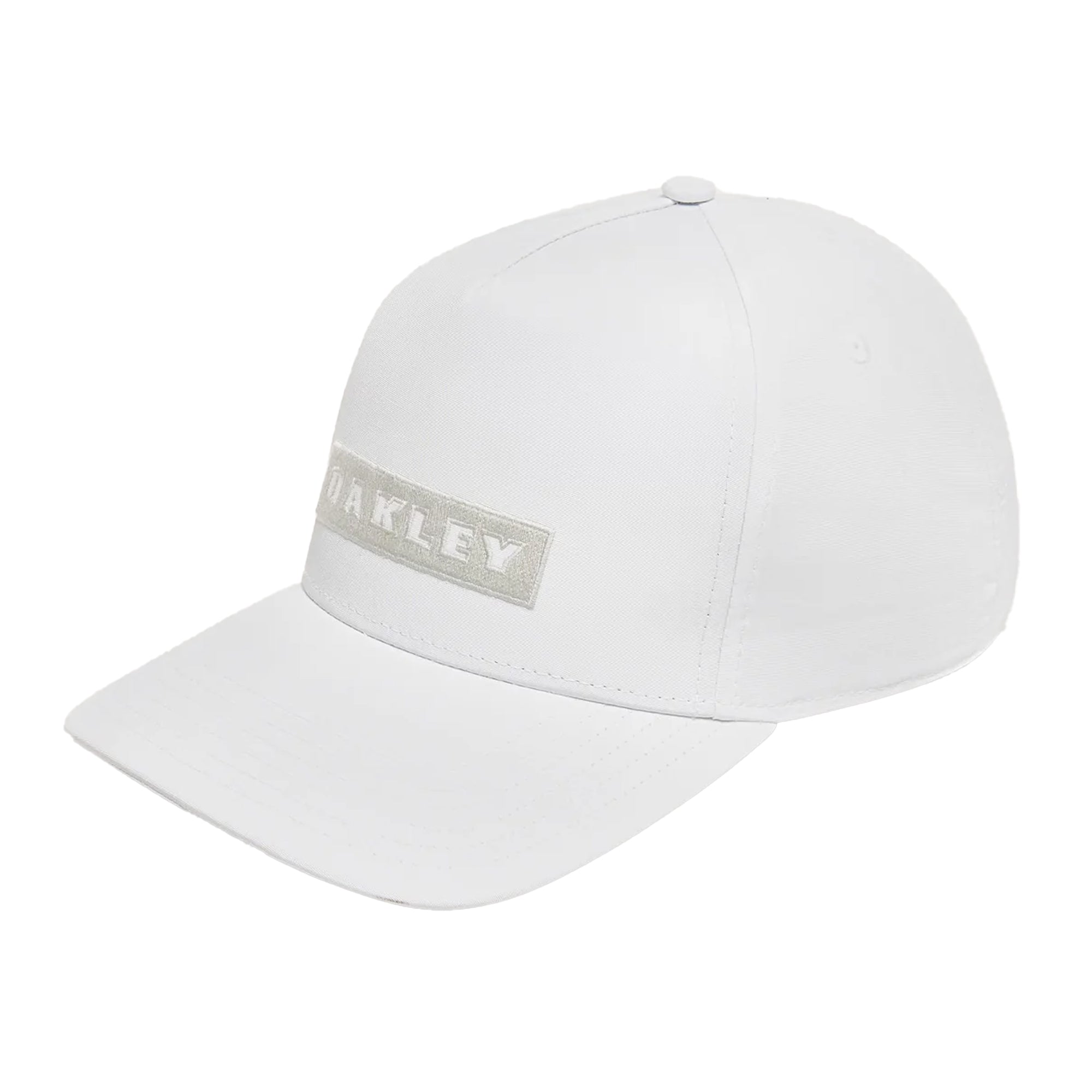 Oakley Bark Snapback Cap - White