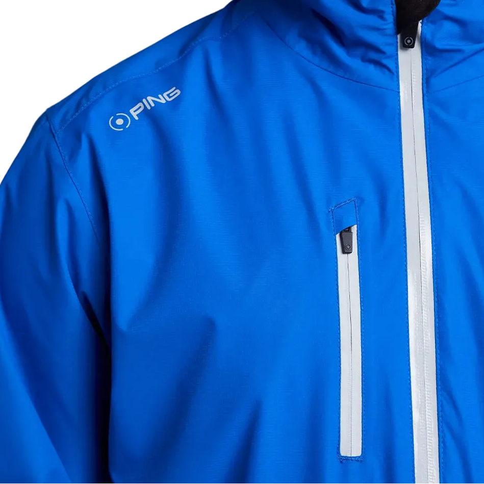 PING Men's SensorDry S2 Pro Waterproof Jacket - Blue/Black