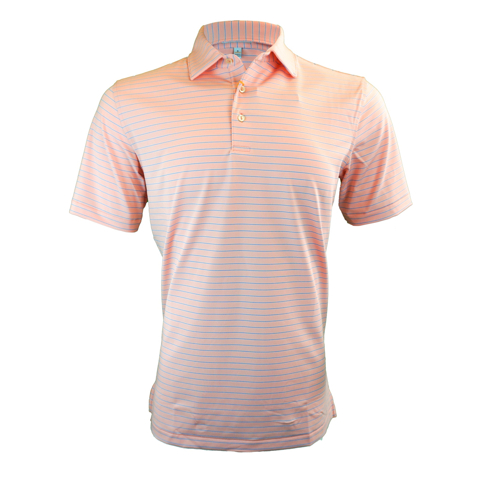 Peter millar shop pink golf shirt