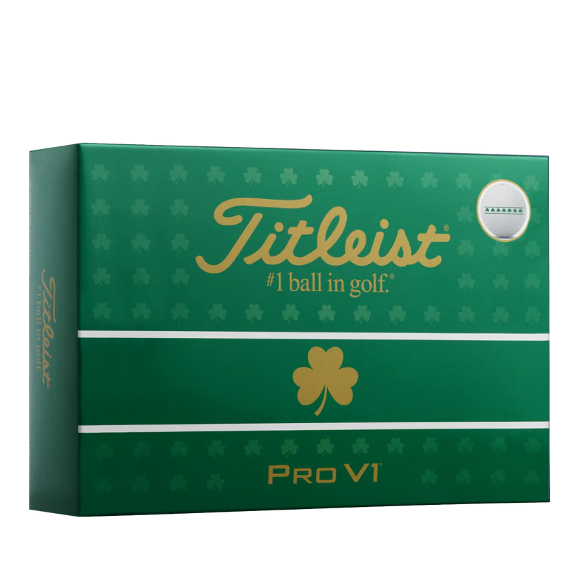 Titleist 26' Limited Edition Shamrock Pro V1 Golf Balls - Dozen