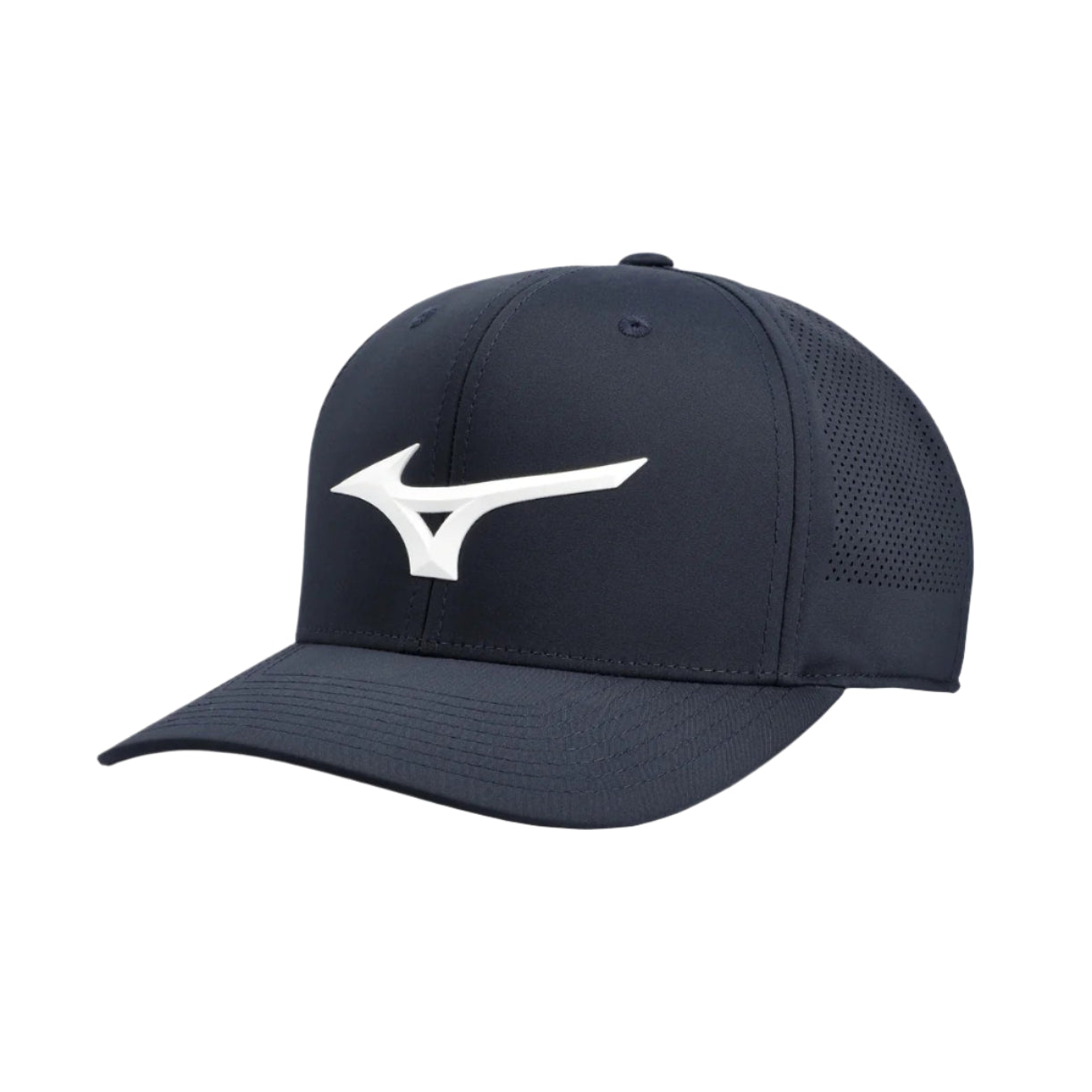 Mizuno Tour Vent Snapback Cap - Navy / White