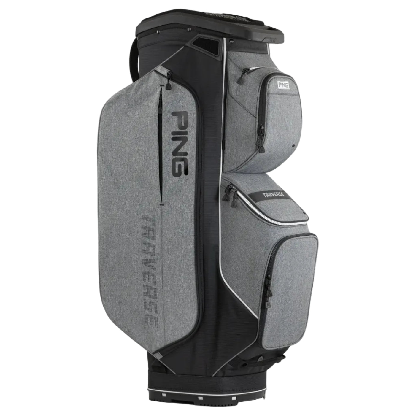 Ping Traverse Cart Bag - Heather Grey/Black
