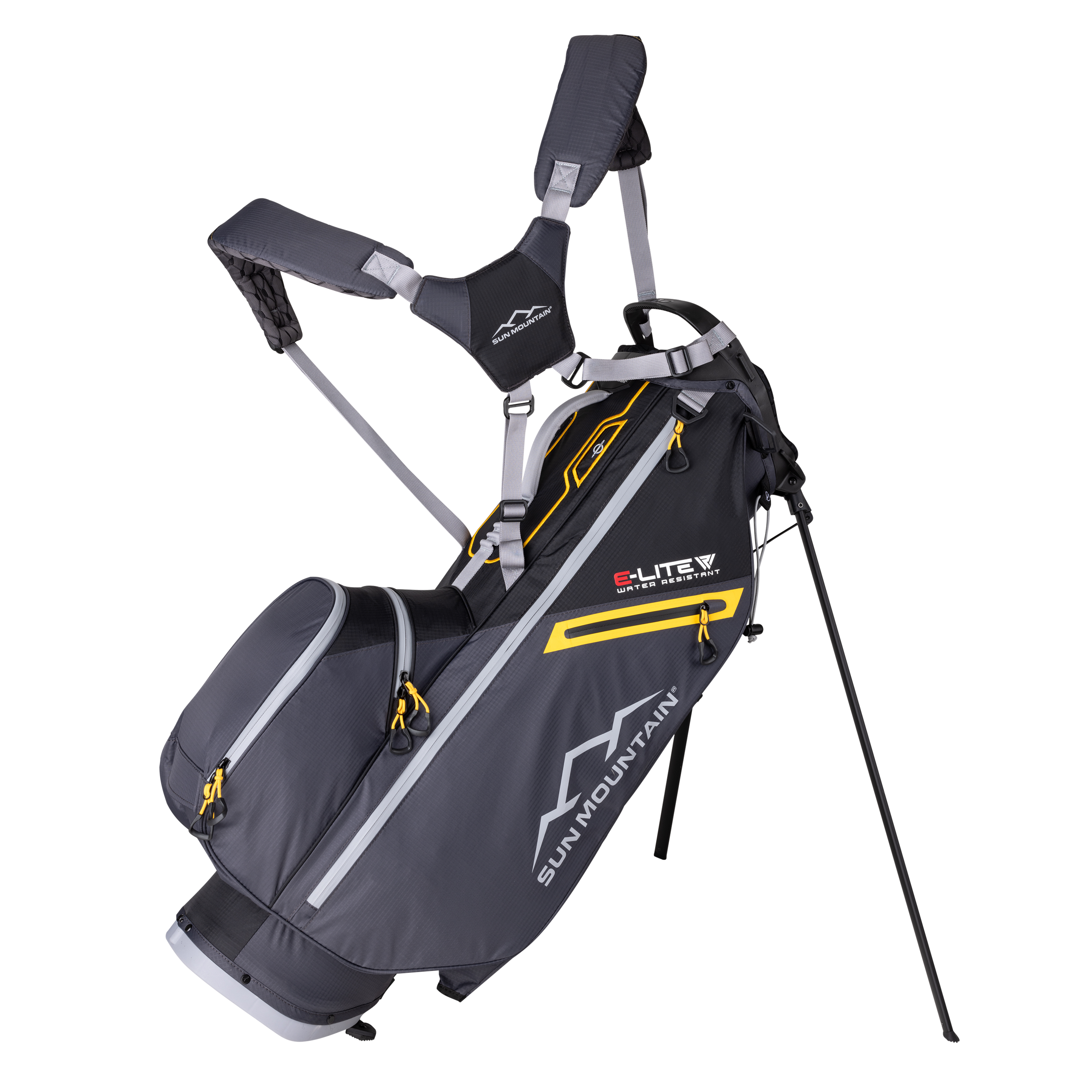 Sun Mountain E-Lite Carry Bag - Black/Steel/Gold