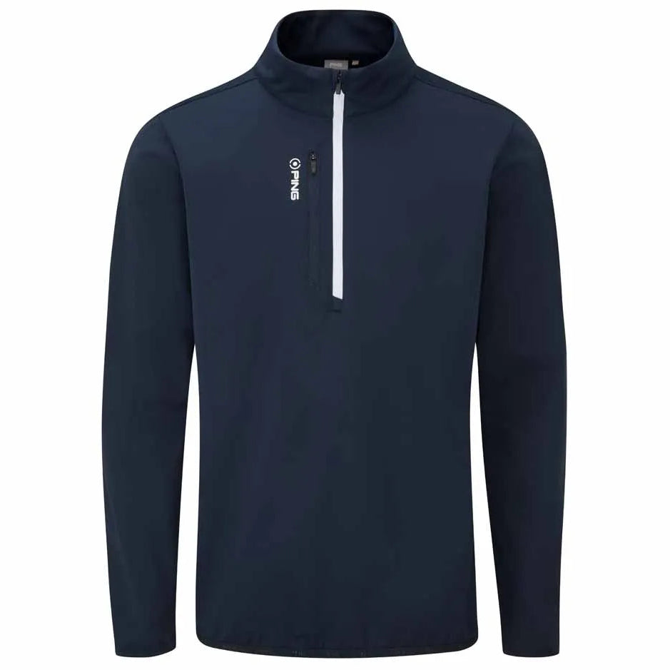 PING Vigo Windproof Half Zip Jacket - Navy