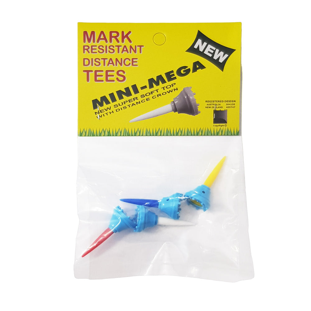 Mini-Mega Golf Tees - 4 Pack | Golf HQ