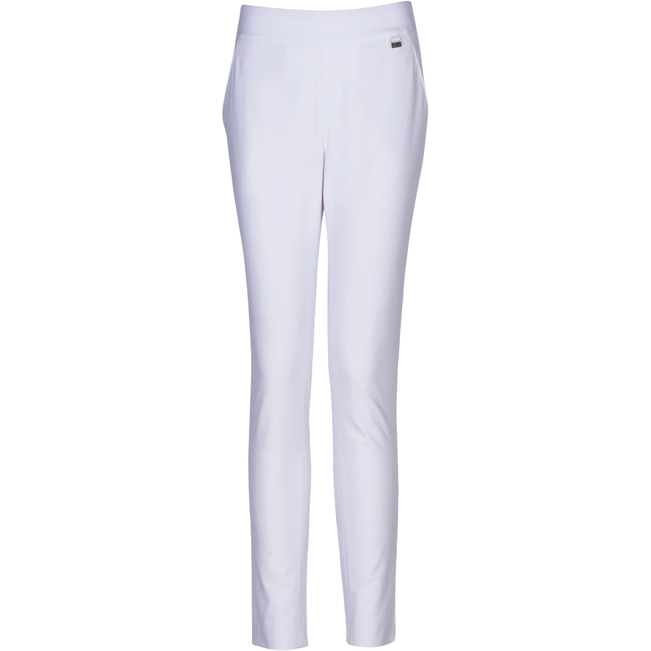 Greg Norman ML75 Ladies Pull-On Stretch Pants - White - Golf HQ