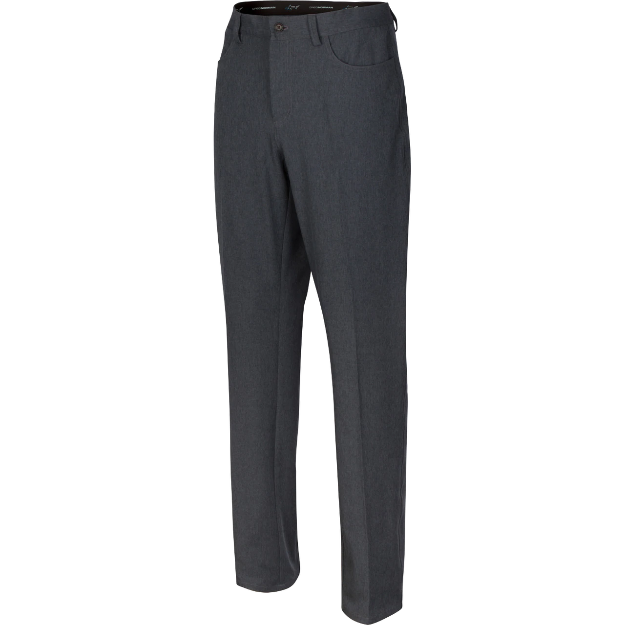 Greg Norman ML75 Microlux 5 Pocket Mens Pants - Heathered Black - Golf HQ