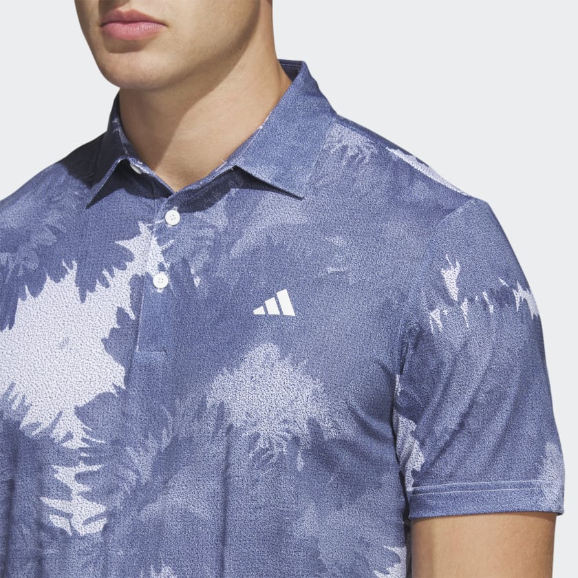Adidas Flower Mesh Golf Polo Shirt