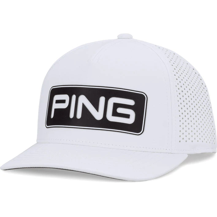 White ping deals hat