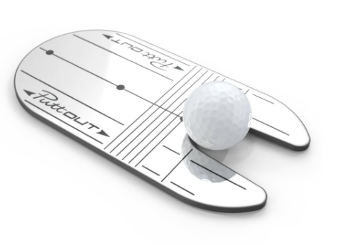 Putt Out Compact Mirror