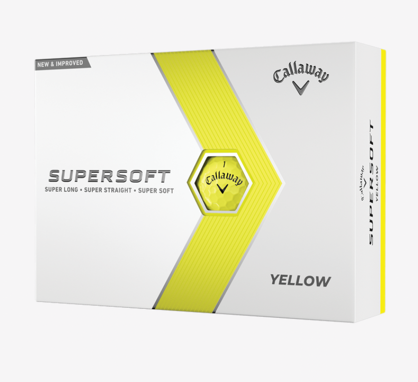 Callaway Supersoft Yellow Dozen