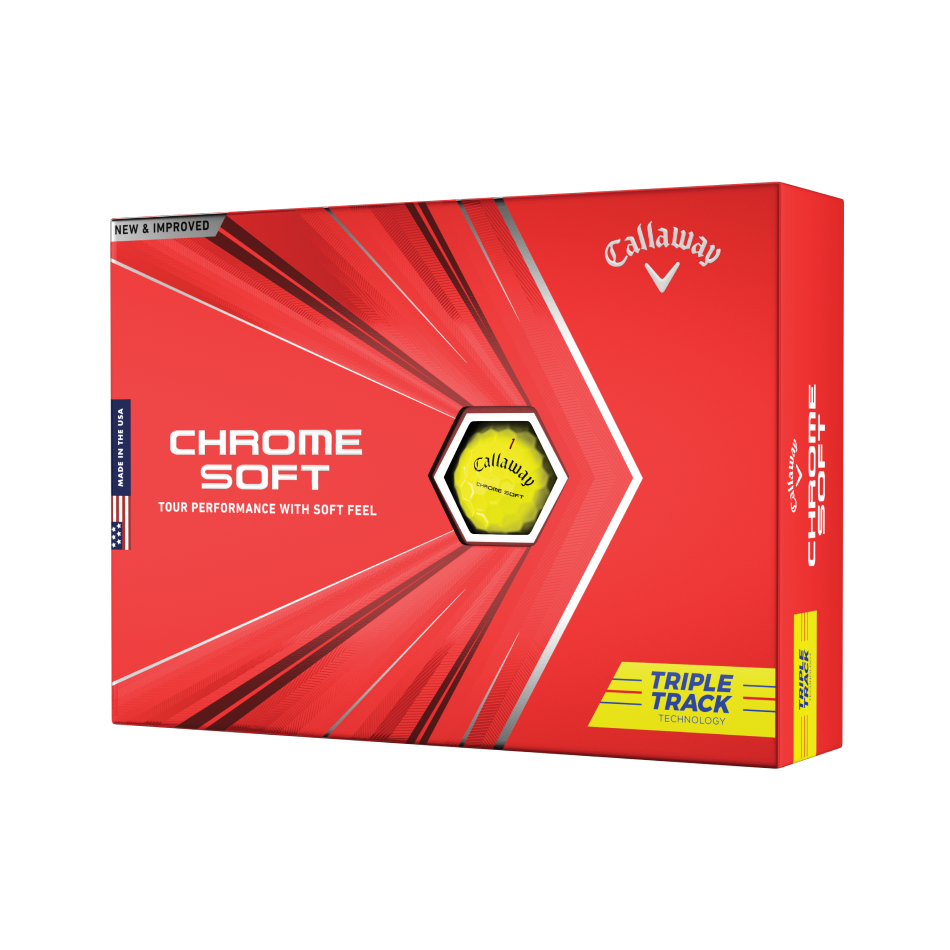 Callaway Chromesoft Dozen - Triple Track Yellow